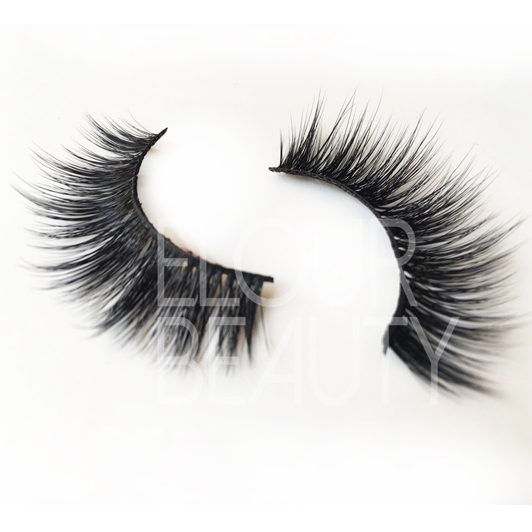 Volume 3D real mink eyelashes wholesale China EJ08